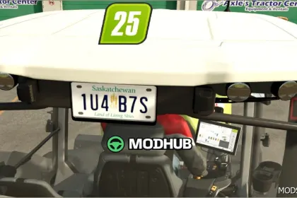 Saskatchewan Nummernschild für Farming Simulator 25