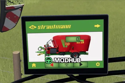 Futtermischwagen Strautmann DBL für Farming Simulator 25
