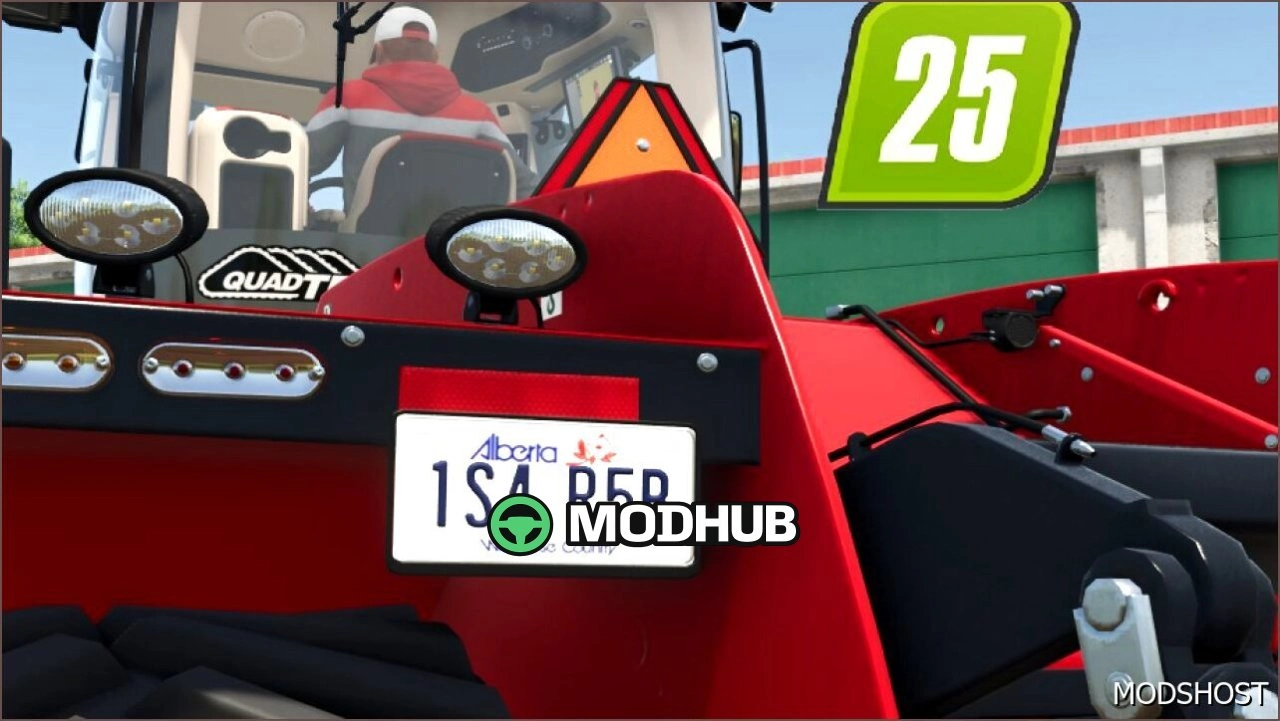 Номерний знак Альберти для Farming Simulator 25