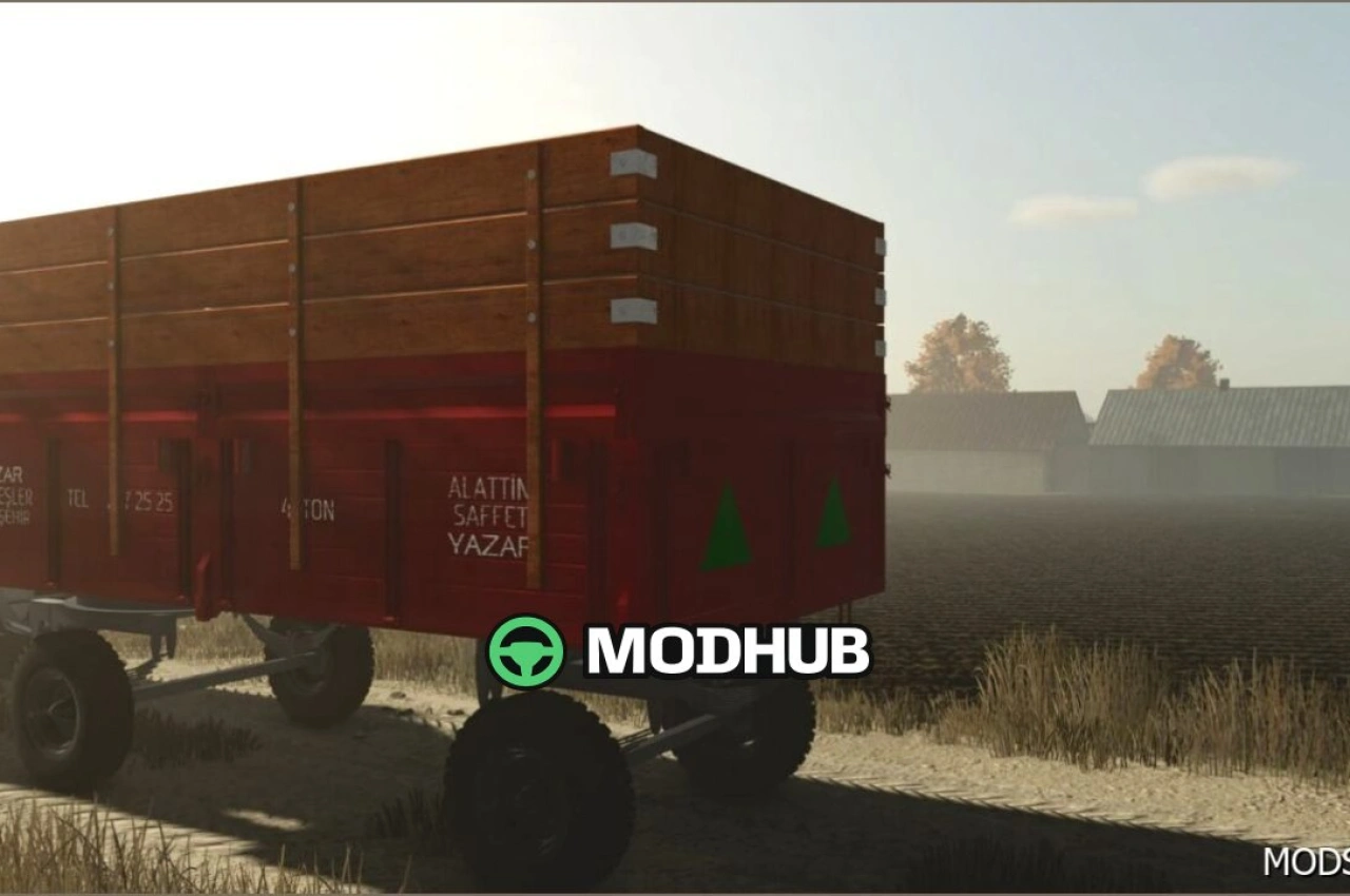 Причеп Yazar Kardesle 15 Edit для Farming Simulator 25