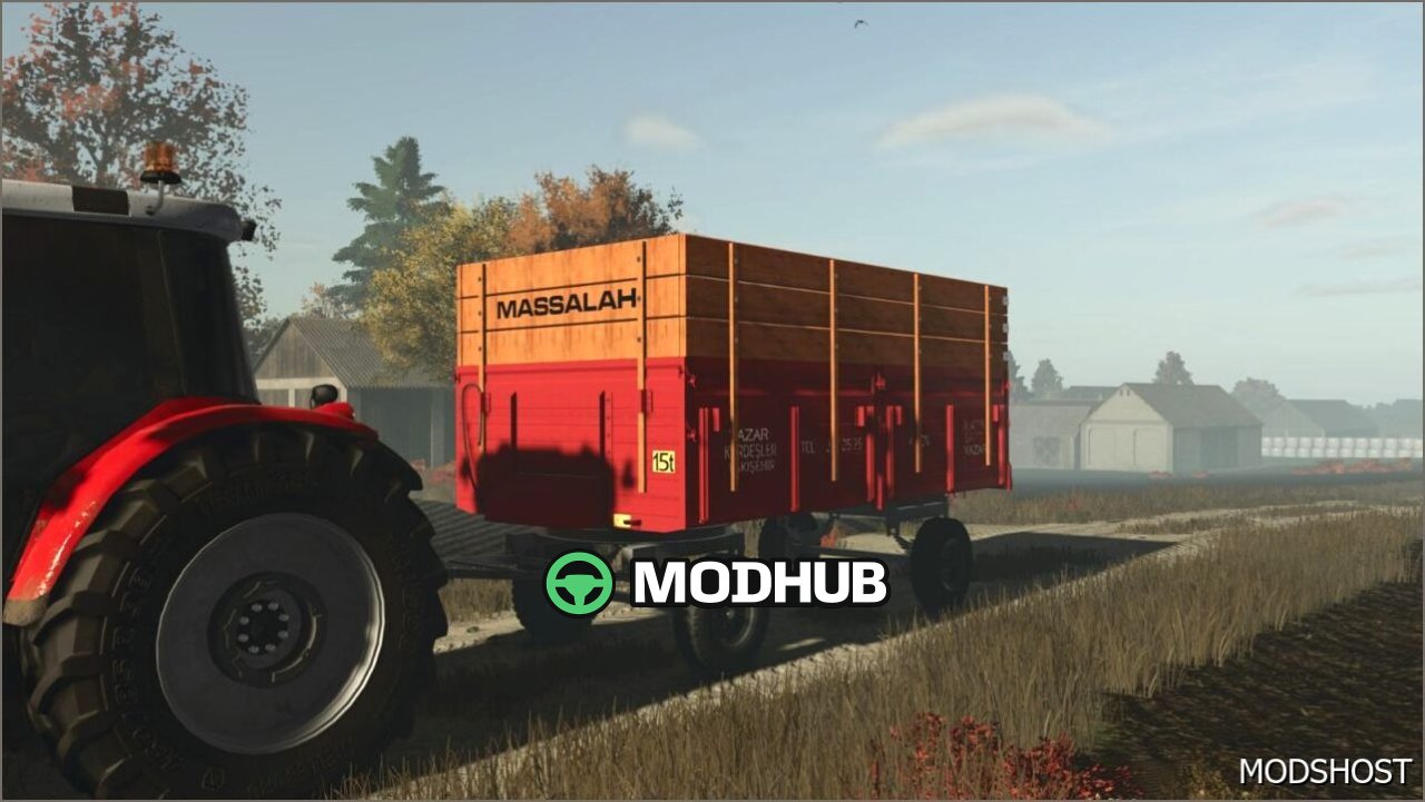 Причеп Yazar Kardesle 15 Edit для Farming Simulator 25