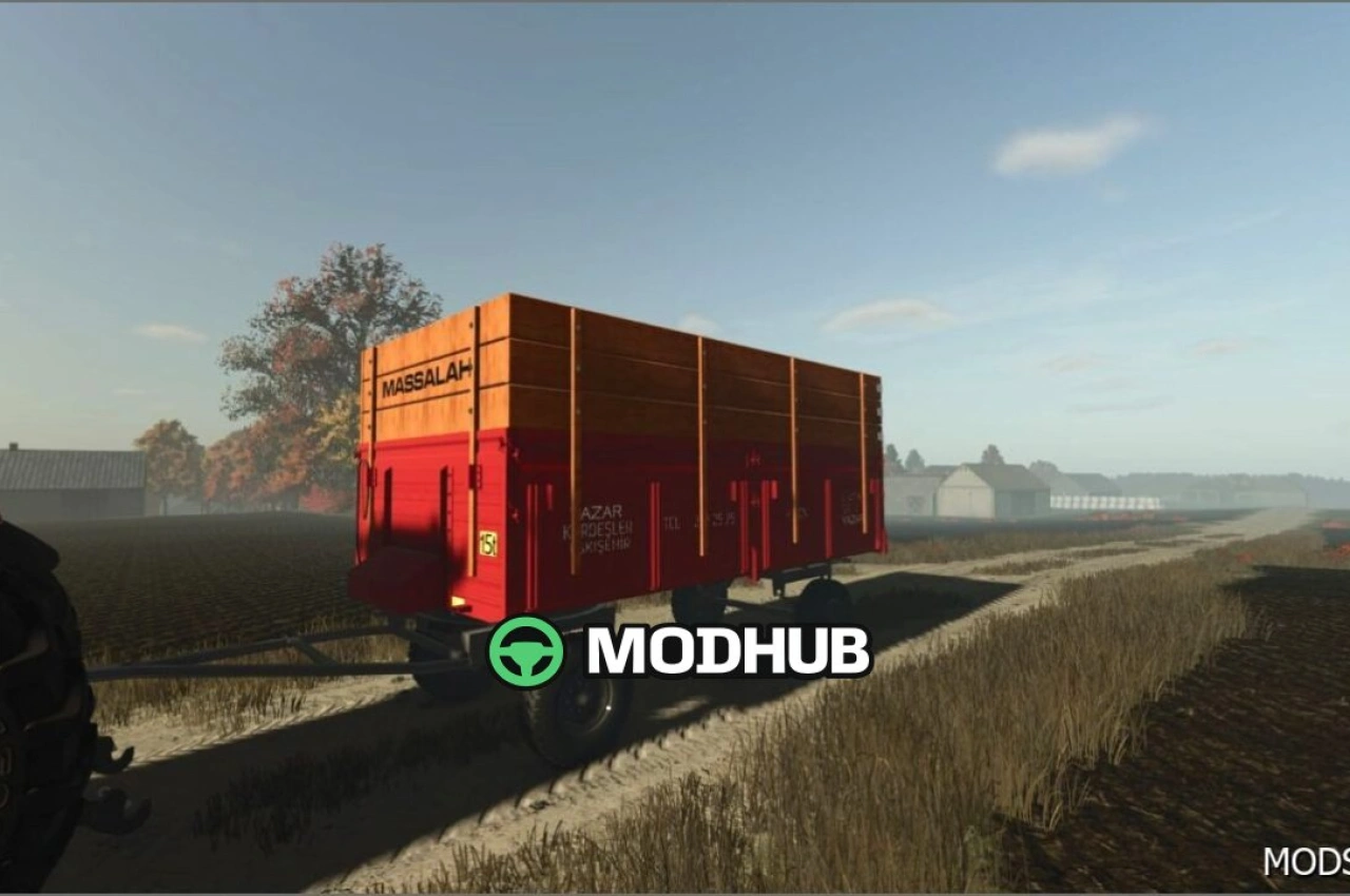 Причеп Yazar Kardesle 15 Edit для Farming Simulator 25