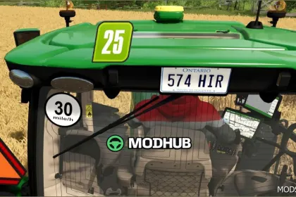 Ontario Nummernschild für Farming Simulator 25