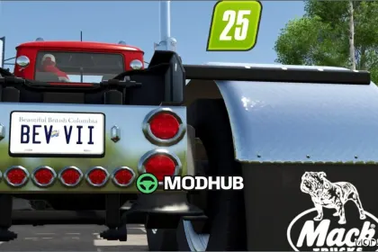 Kennzeichen British Columbia für Farming Simulator 25