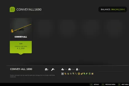 Mod na Convey-All 1690 dla Farming Simulator 25 — 2