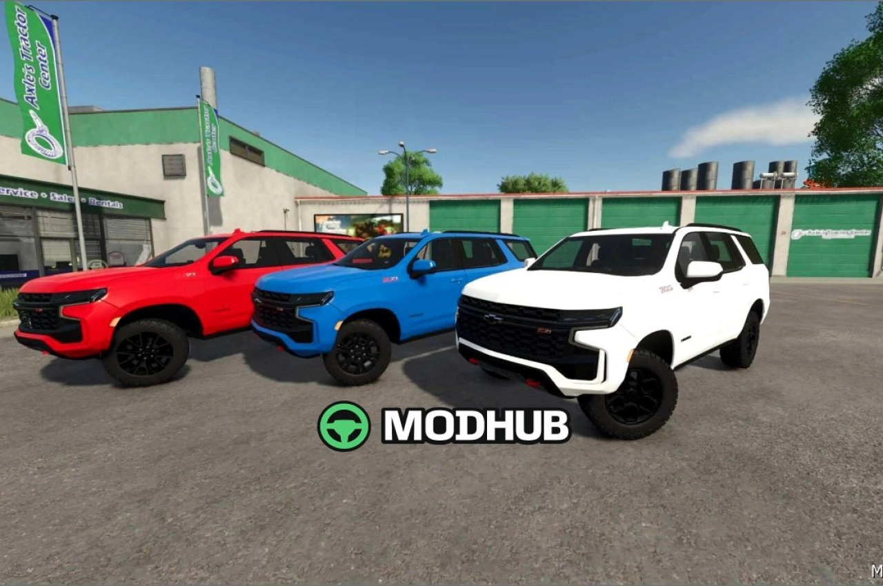 Автомобіль Chevy Tahoe Z71 для Farming Simulator 25