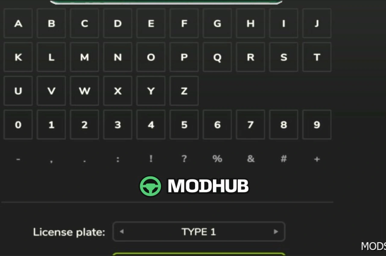 Номерний знак Вермонту для Farming Simulator 25