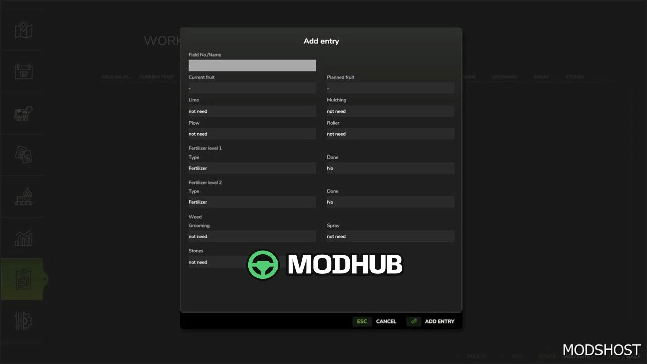 Мод автоматизації Workplan FS25 для Farming Simulator 25