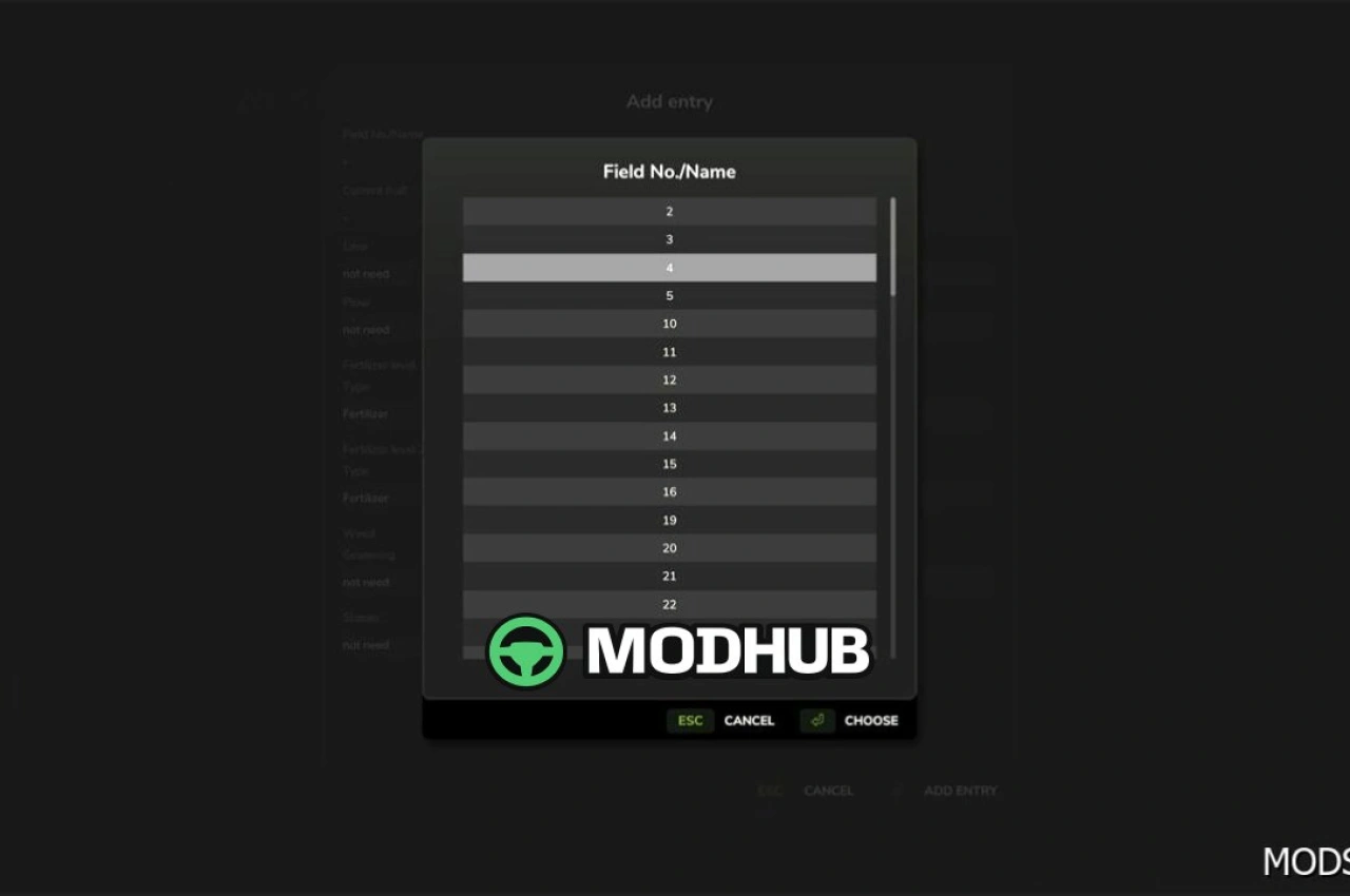 Мод автоматизації Workplan FS25 для Farming Simulator 25
