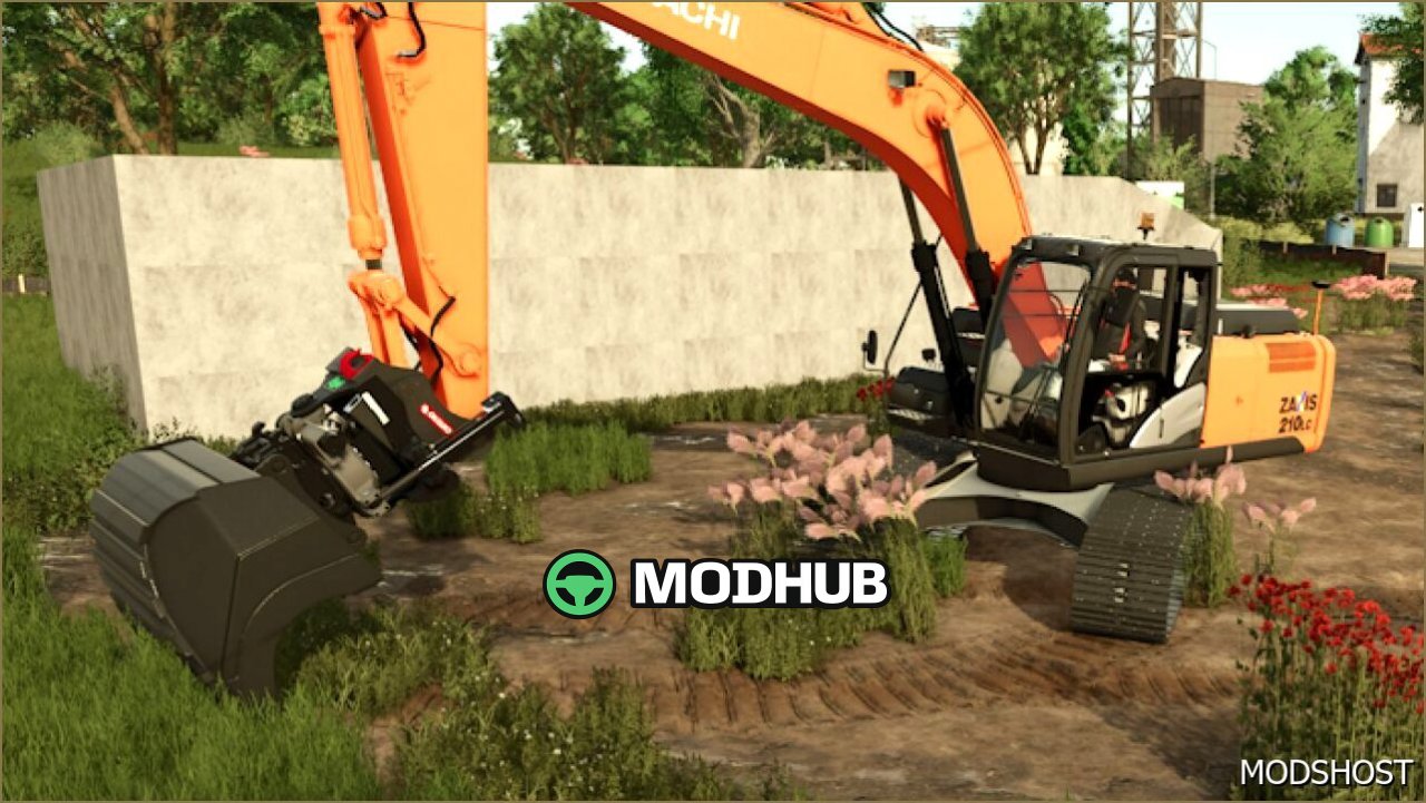 Bagger Hitachi ZX210 für Farming Simulator 25