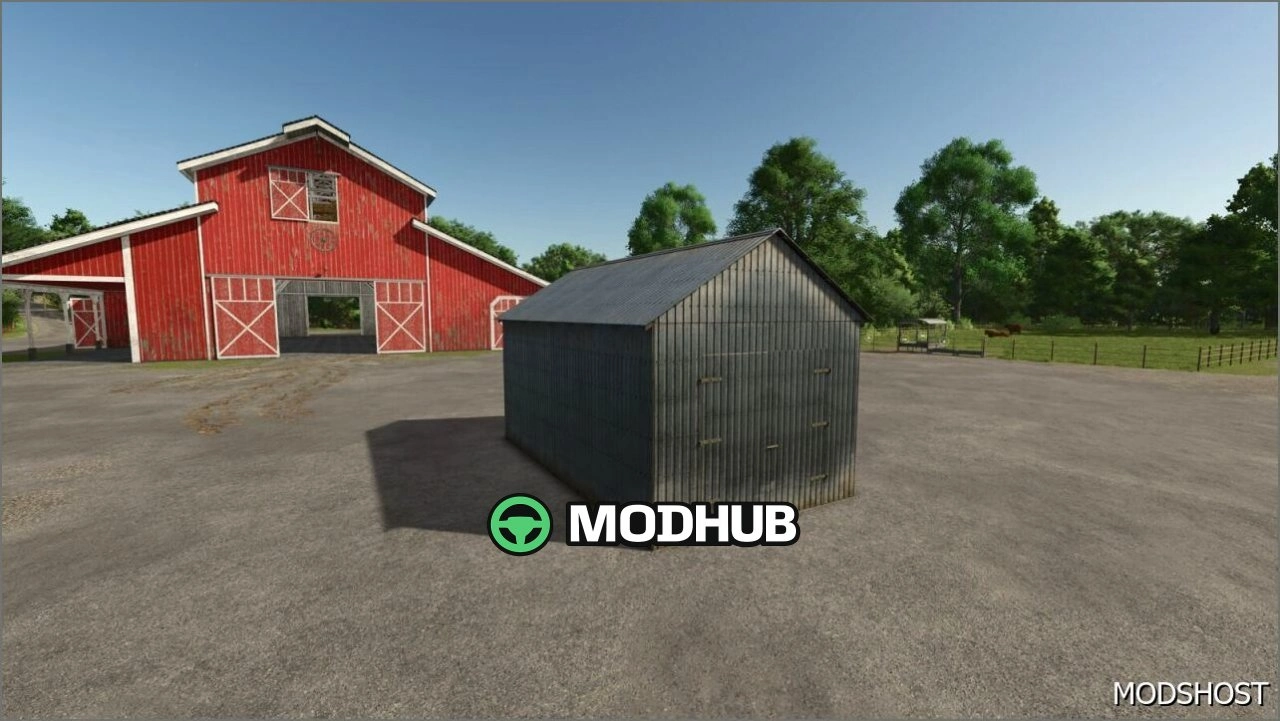 Металевий гараж для Farming Simulator 25