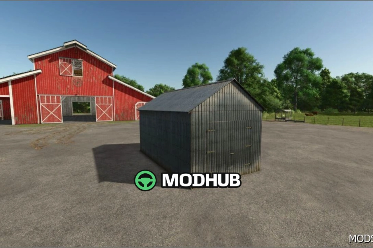 Металевий гараж для Farming Simulator 25