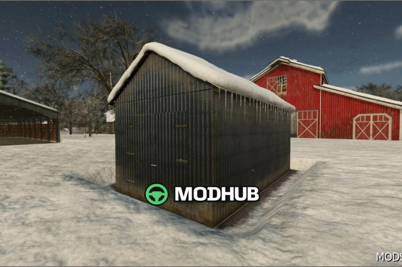 Металевий гараж для Farming Simulator 25