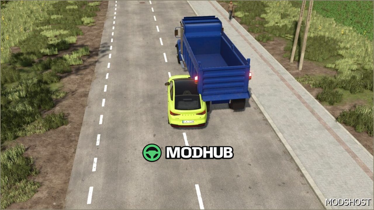 Мод відключення зіткнень з AI-трафіком для Farming Simulator 25