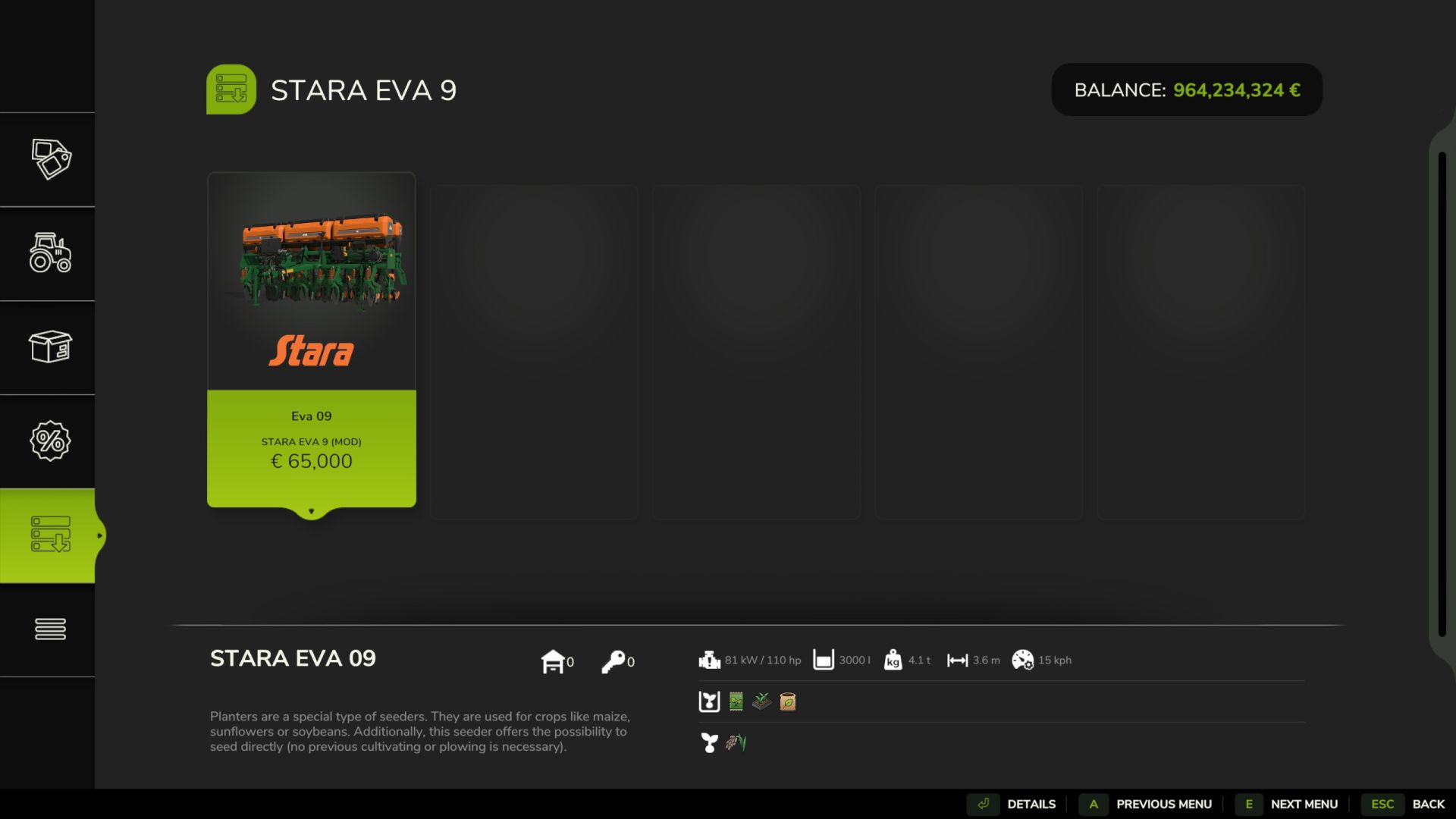 Mod Stara EVA09 (рис) für Farming Simulator 25 - Screenshots