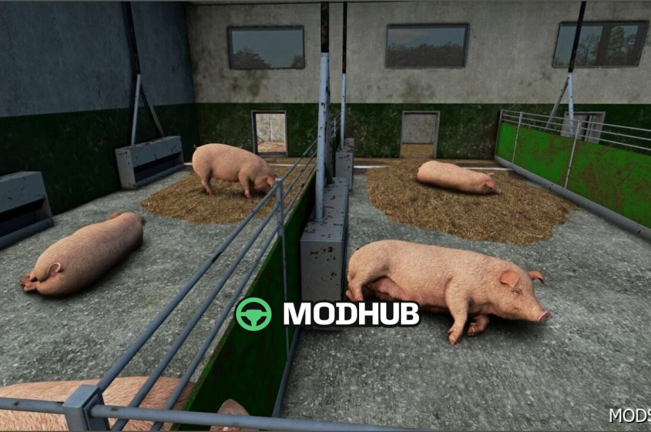 Ферма для свиней V1.0.0.1 для Farming Simulator 25