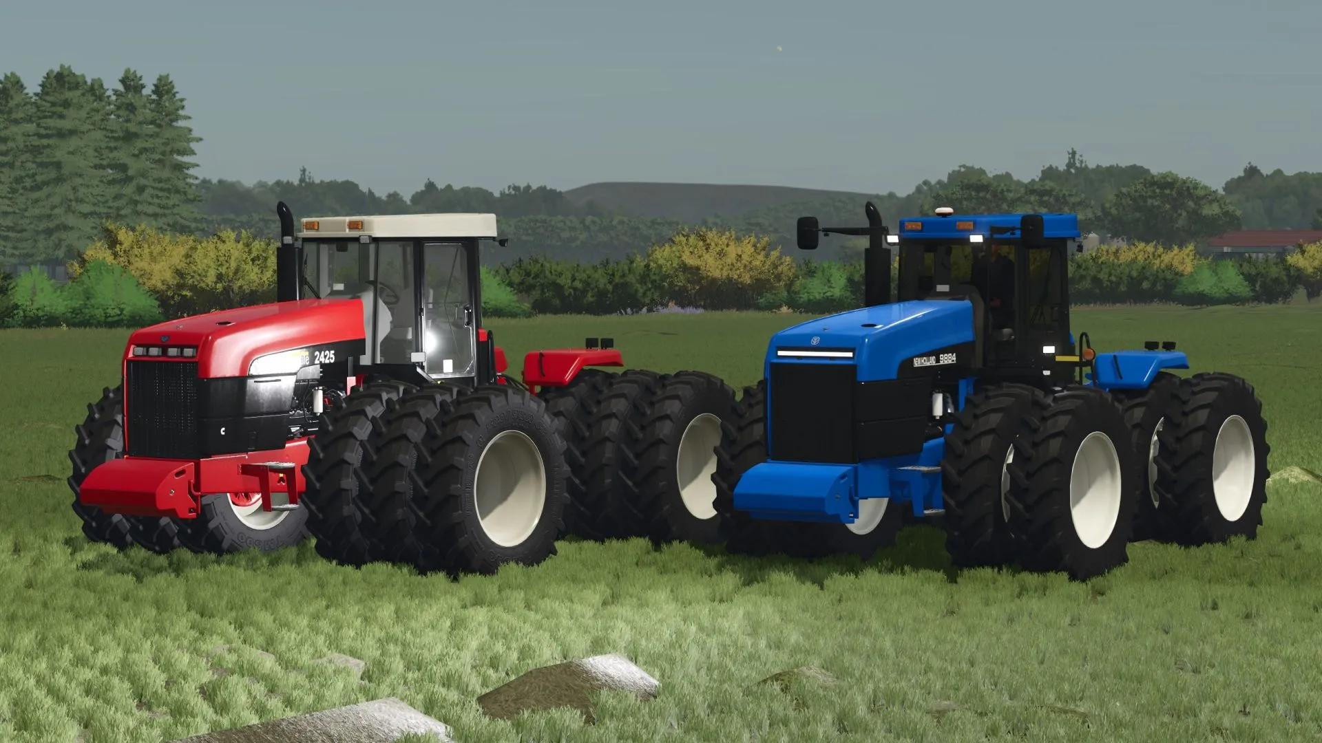 Мод Versatile/New Holland 4WD для Farming Simulator 25