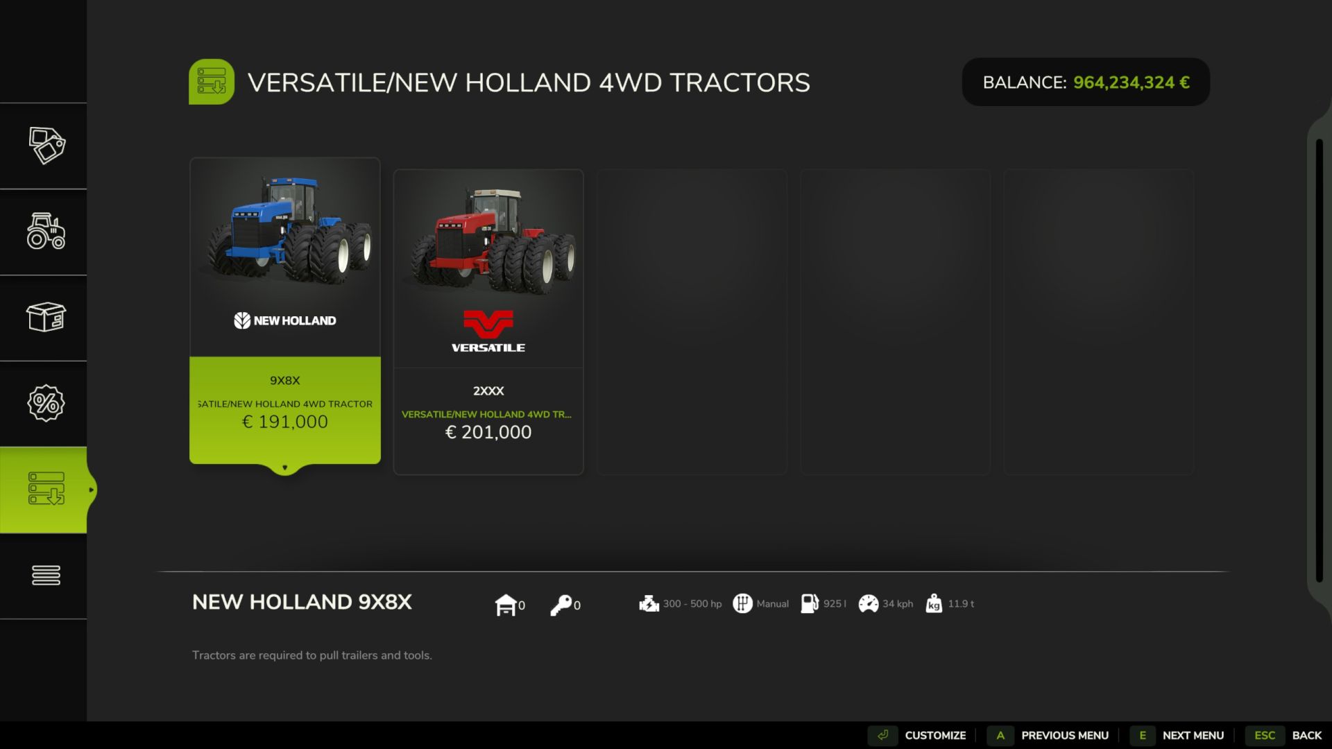 Mod Versatile/New Holland 4WD für Farming Simulator 25 - Screenshots