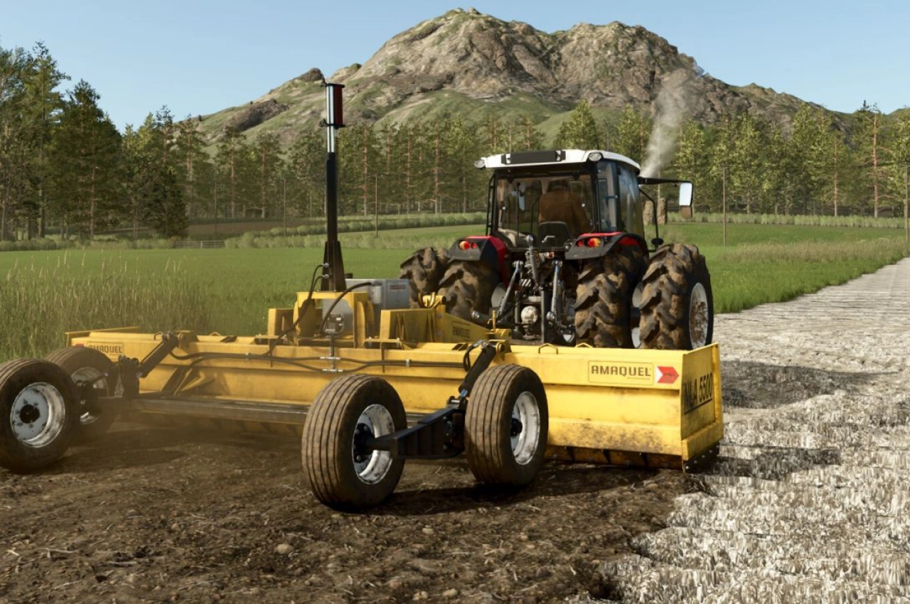 Лазерний вирівнювач Amaquel NLA для Farming Simulator 25