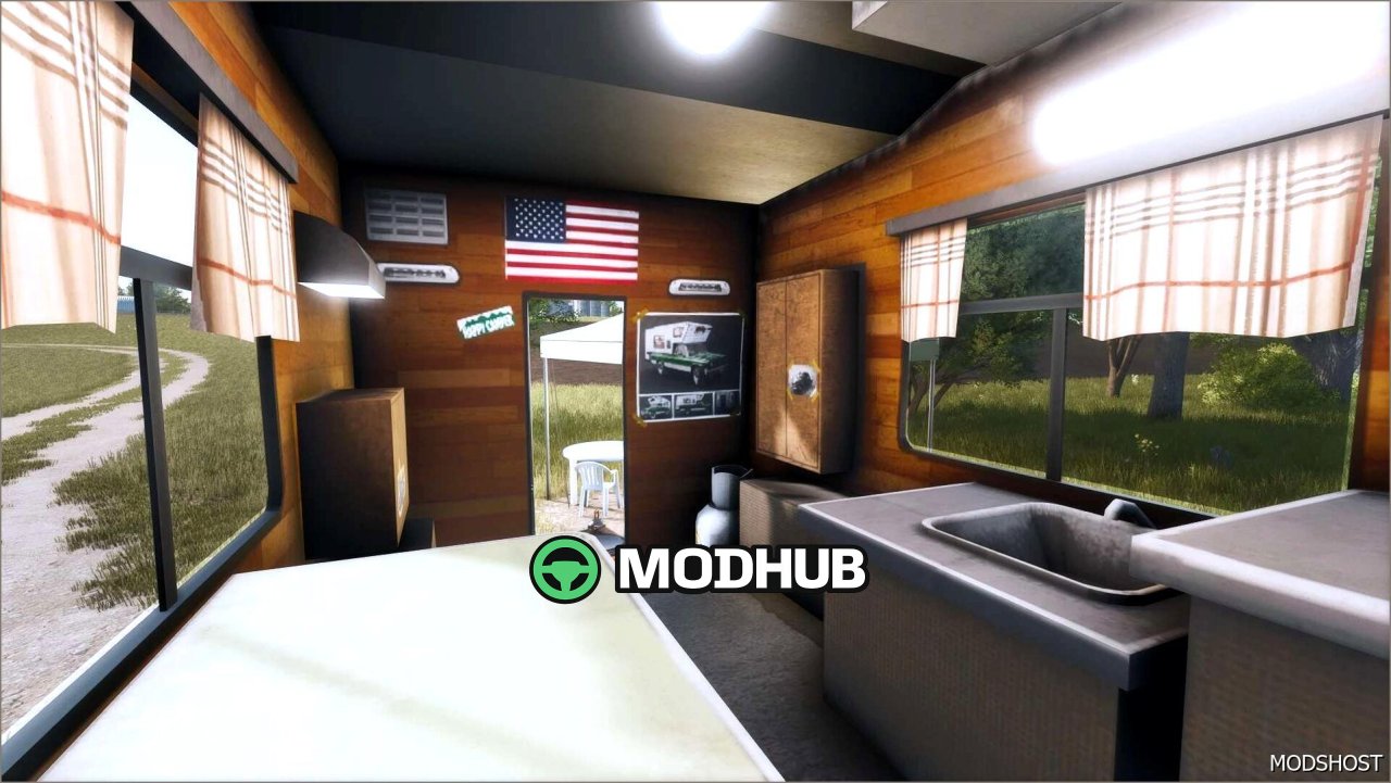 Кемпер Classic BED для Farming Simulator 25