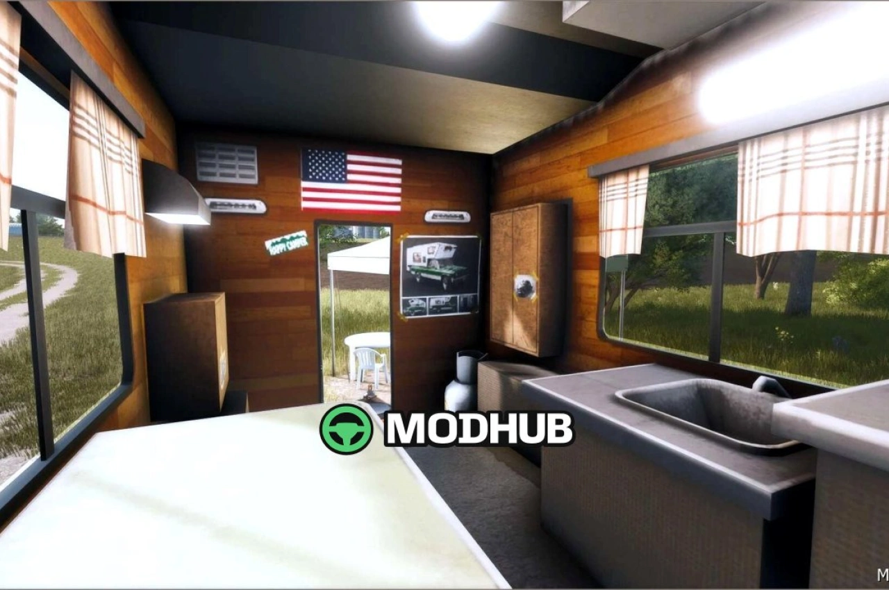 Кемпер Classic BED для Farming Simulator 25