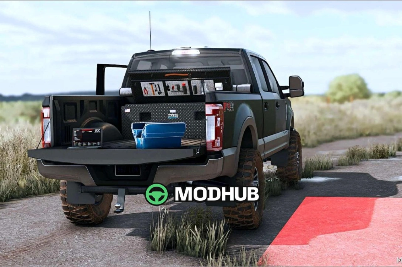 Вантажівка 2019 Ford F350 V1.0.8.2 для Farming Simulator 25
