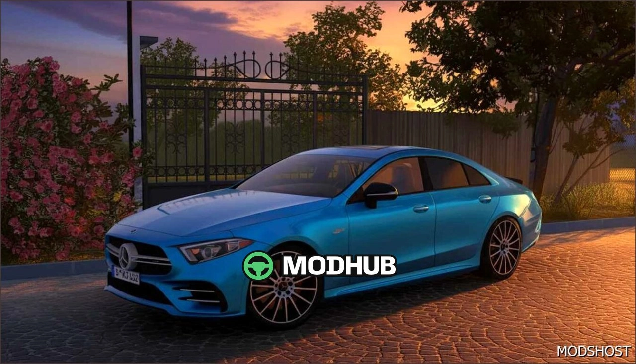 Автомобіль Mercedes Benz CLS 53 AMG 2021 для Euro Truck Simulator 2