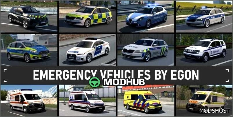 Мод екстрених служб Egon V1.2.2 для Euro Truck Simulator 2