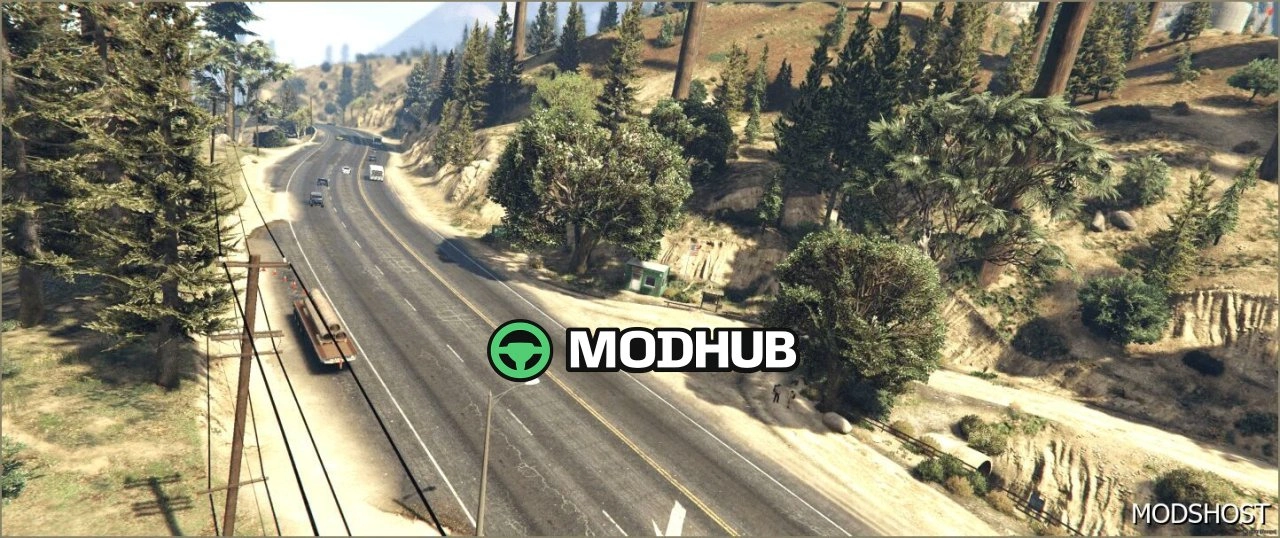 Вегетація мосту Cassidy Creek для GTA 5