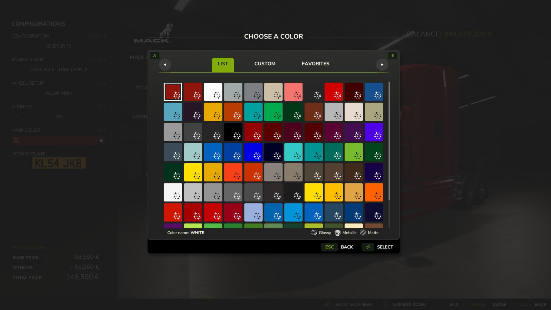 Mod Ciężarówka Mack Anthem do Farming Simulator 25 - Zrzuty ekranu