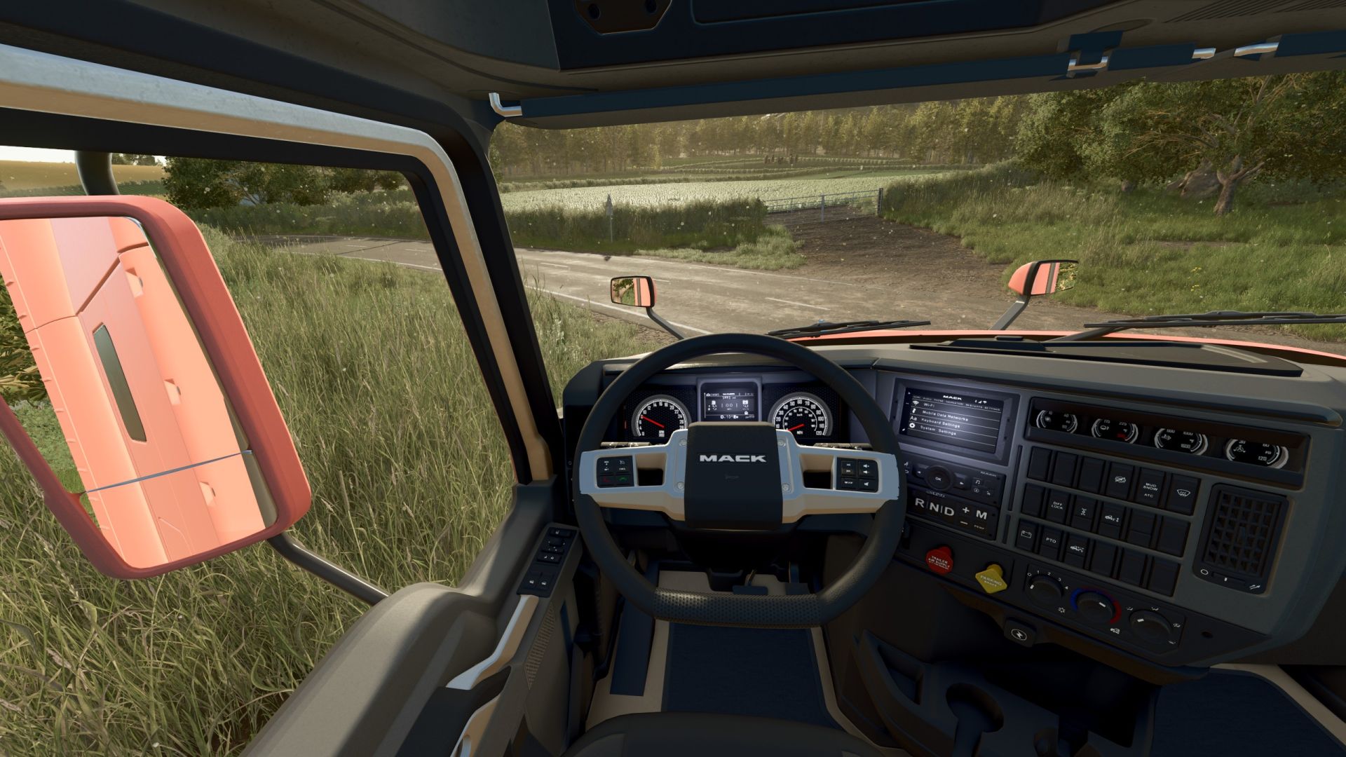 Mod Ciężarówka Mack Anthem do Farming Simulator 25 - Zrzuty ekranu