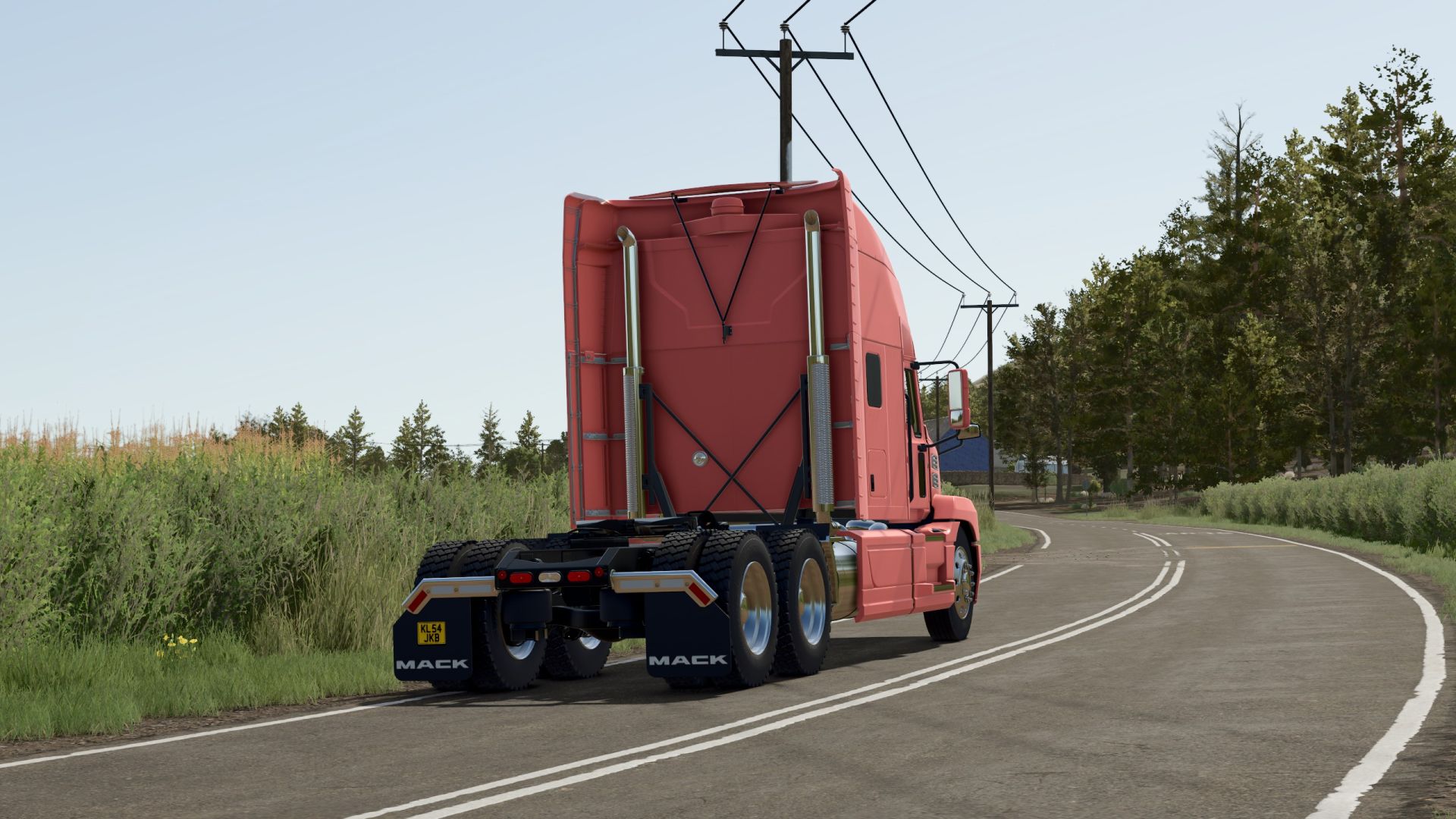 Mod Ciężarówka Mack Anthem do Farming Simulator 25 - Zrzuty ekranu