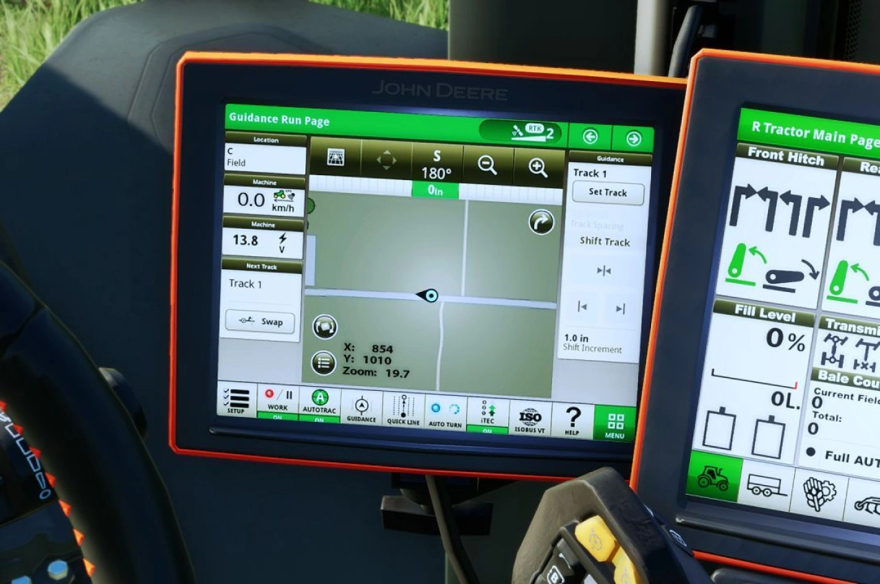 Мод RealGPS для Farming Simulator 22