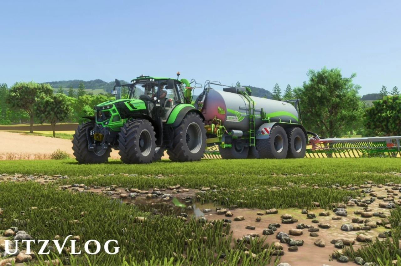 Розкидач гною Fliegl Trailing Shoe 18000 для Farming Simulator 25