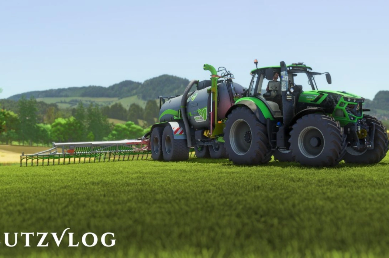 Розкидач гною Fliegl Trailing Shoe 18000 для Farming Simulator 25