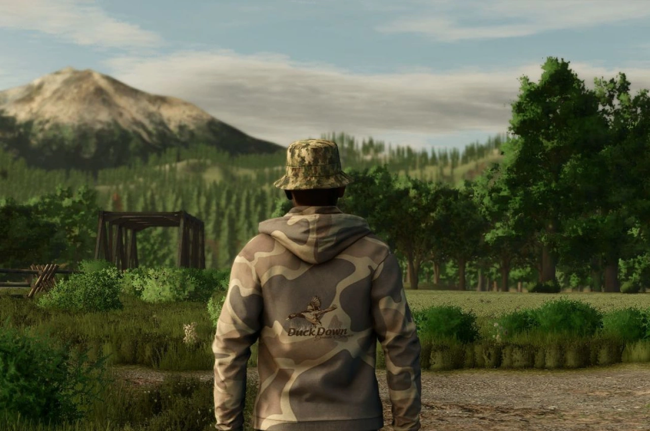 Капюшон Welchy's Camo для Farming Simulator 25