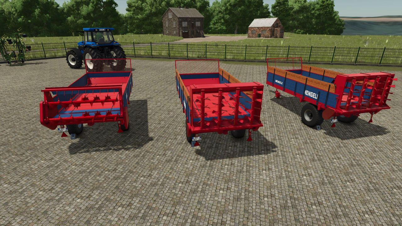 Розкидач гною Mengele ES 300V для Farming Simulator 25