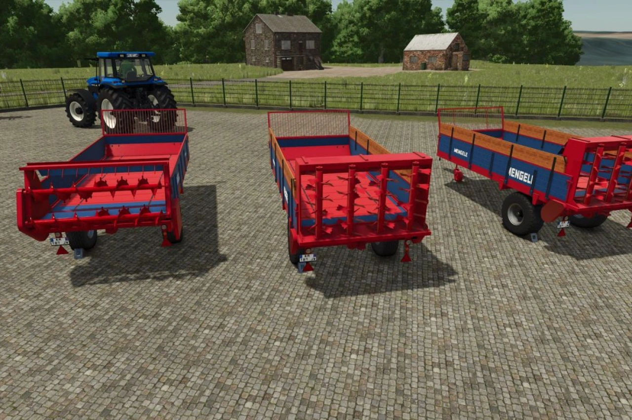 Розкидач гною Mengele ES 300V для Farming Simulator 25
