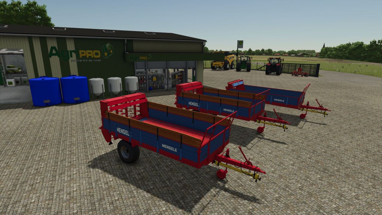 Розкидач гною Mengele ES 300V для Farming Simulator 25