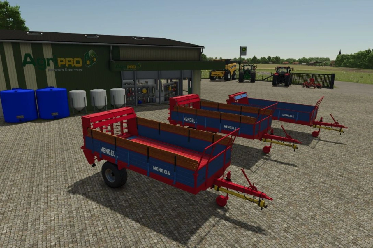 Розкидач гною Mengele ES 300V для Farming Simulator 25