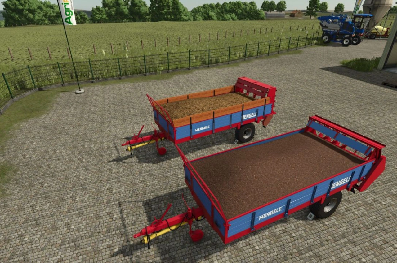 Розкидач гною Mengele ES 300V для Farming Simulator 25