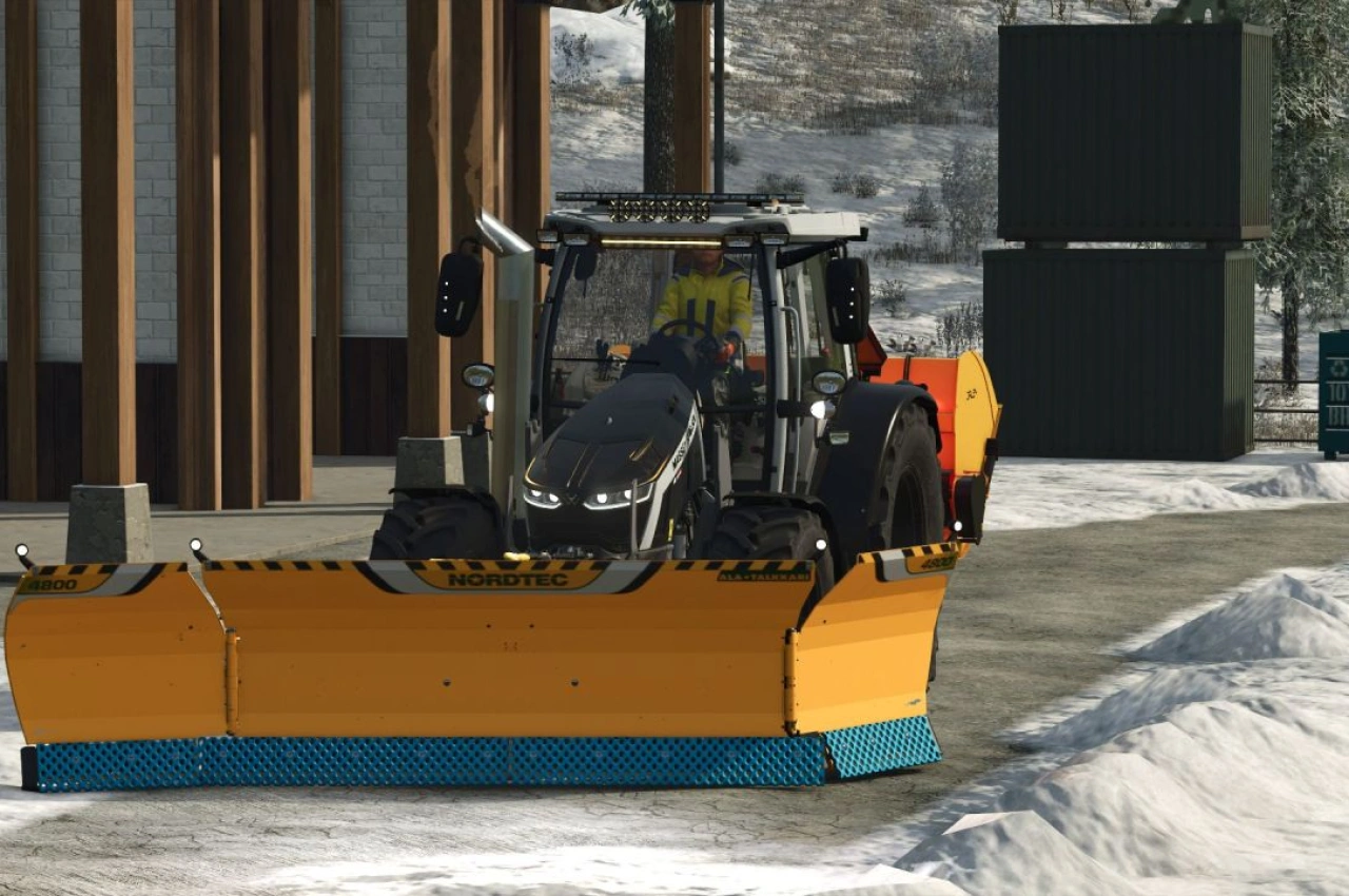 Трактор Massey Ferguson 5S Edit для Farming Simulator 25