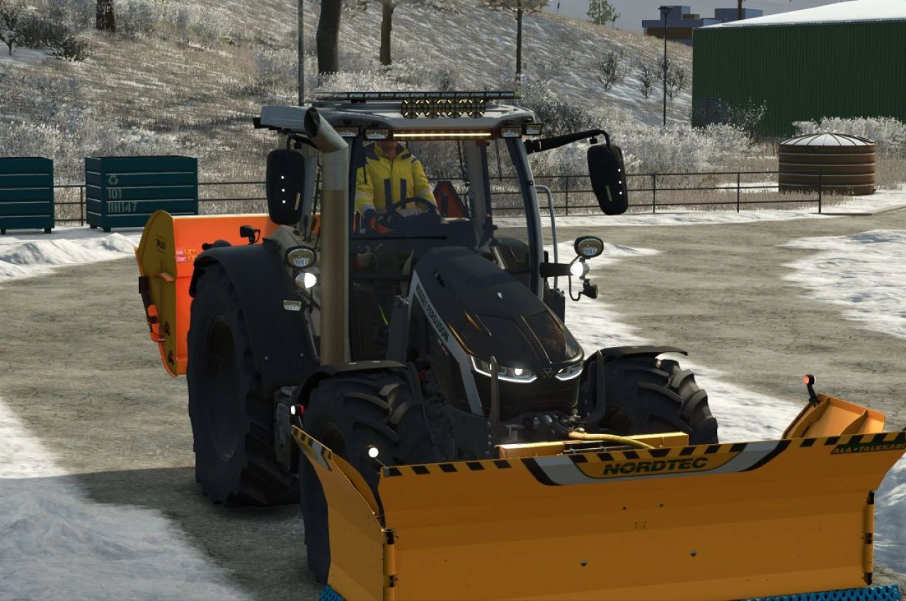 Трактор Massey Ferguson 5S Edit для Farming Simulator 25