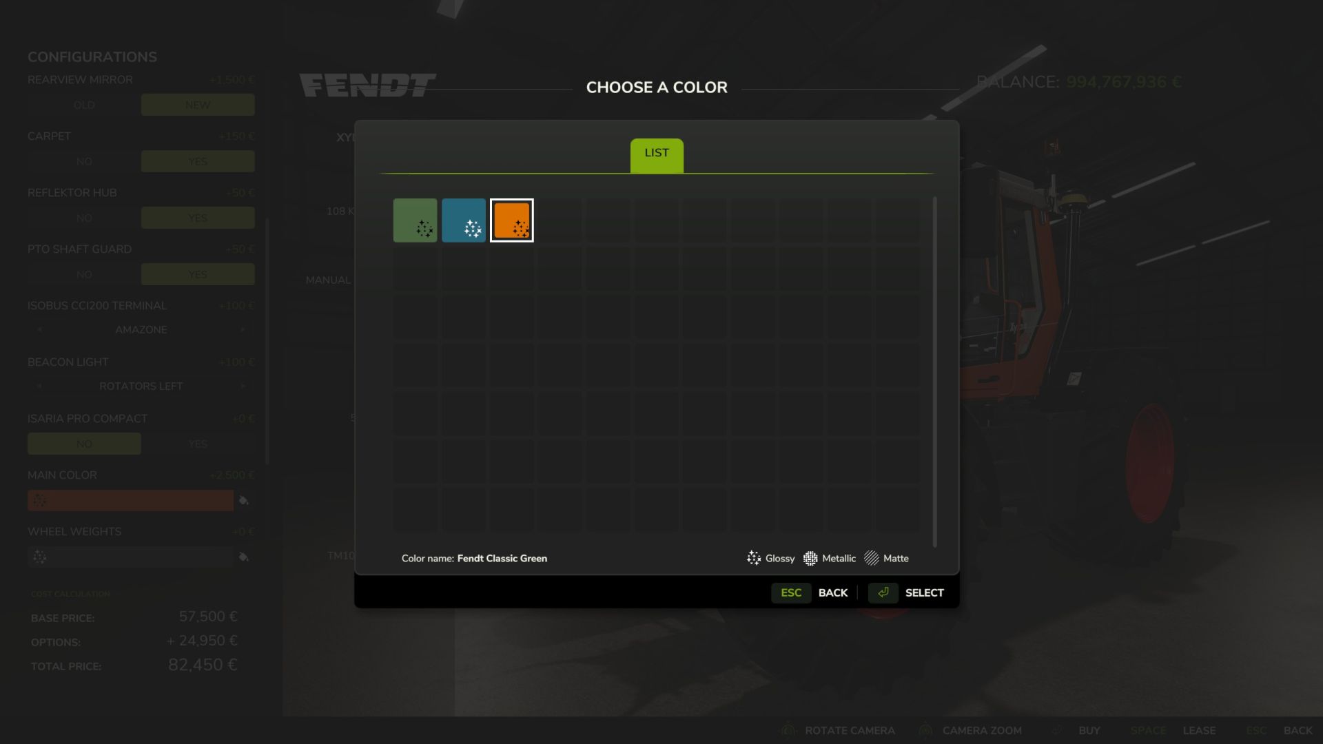 Pak Traktor Fendt Xylon 520–524 do Farming Simulator 25 - Zrzuty ekranu