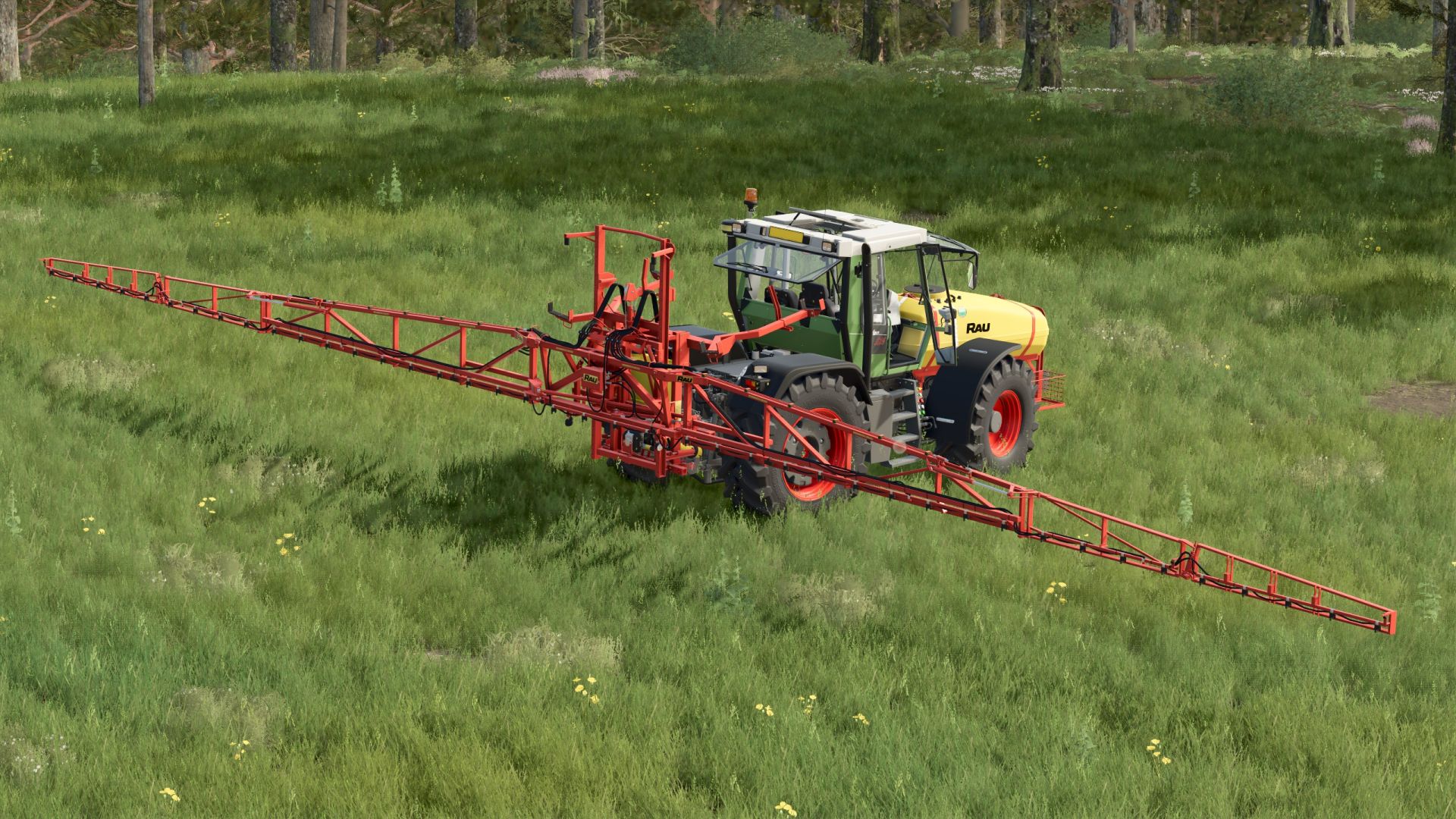 Pak Traktor Fendt Xylon 520–524 do Farming Simulator 25 - Zrzuty ekranu