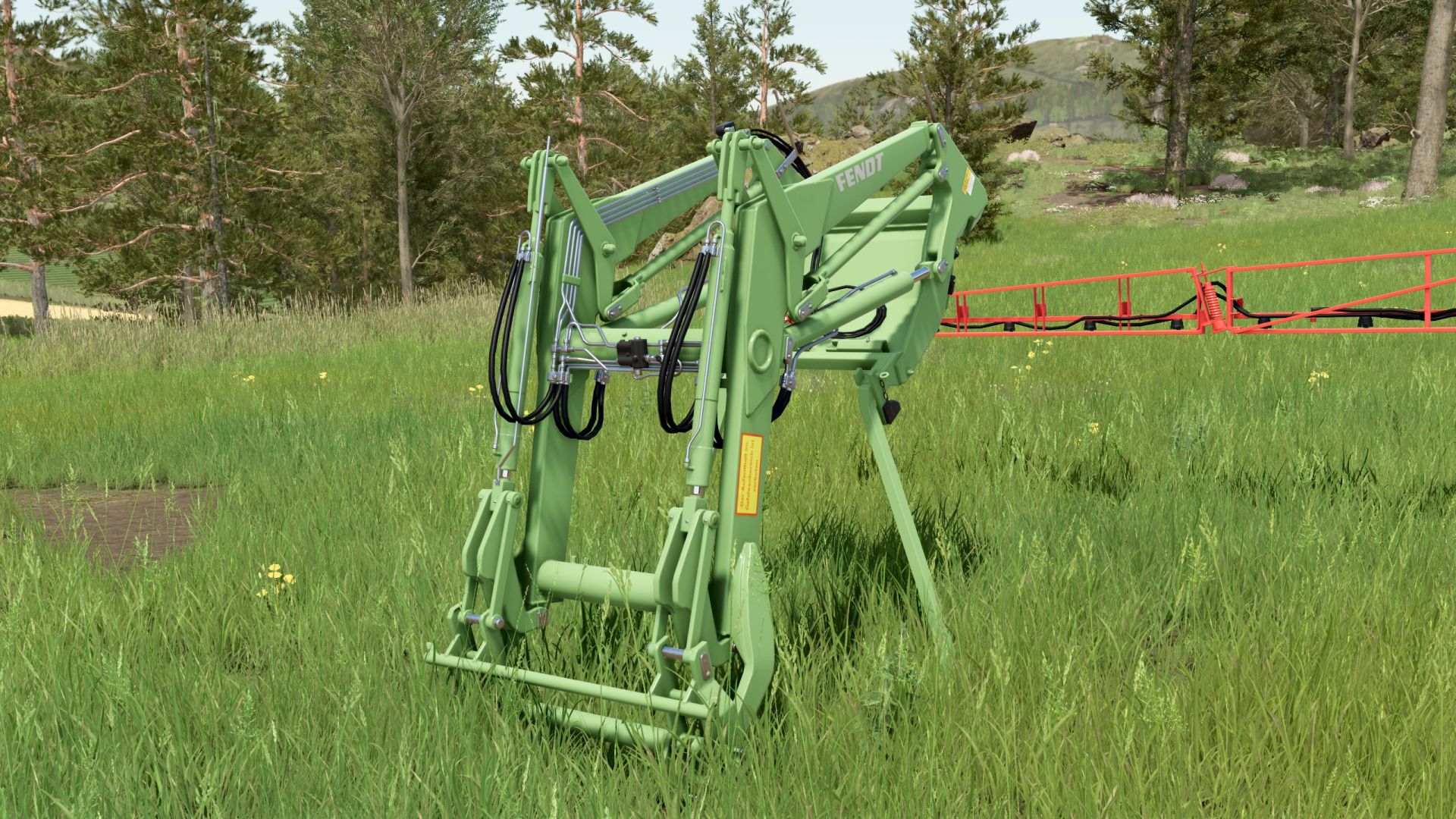 Pak Traktor Fendt Xylon 520–524 do Farming Simulator 25 - Zrzuty ekranu