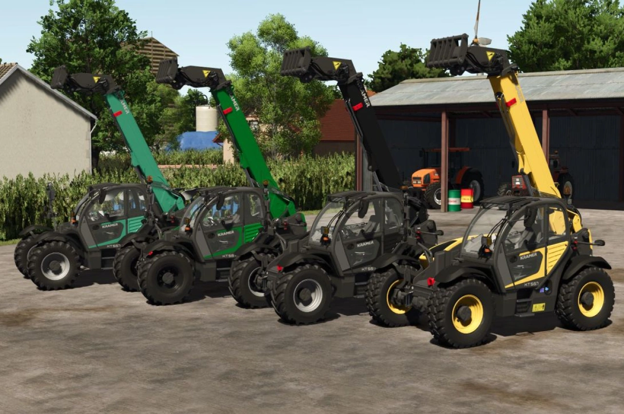 Навантажувач Kramer KT 557 для Farming Simulator 25