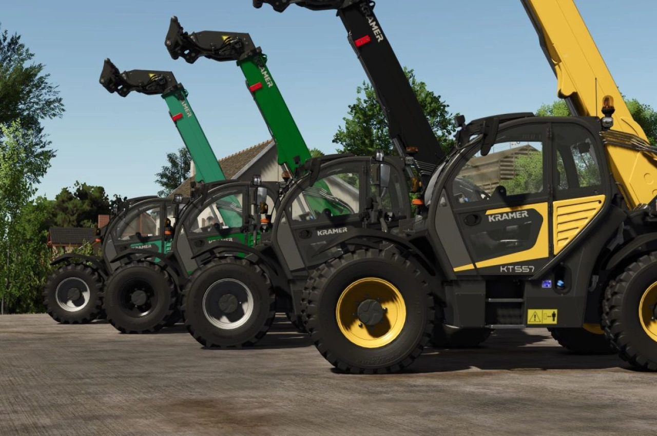Навантажувач Kramer KT 557 для Farming Simulator 25