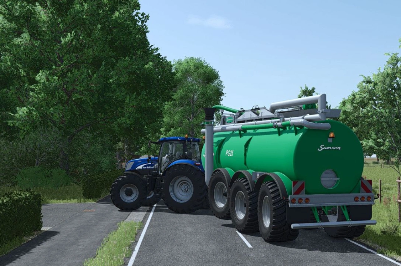 Розкидач гною Samson PG25 для Farming Simulator 25