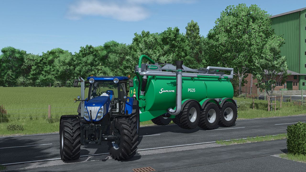 Розкидач гною Samson PG25 для Farming Simulator 25